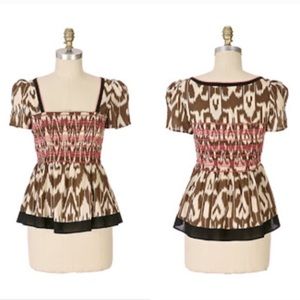 Anthropologie FEI Ikat Blouse